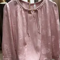 【YY714】春夏新款新中式国风印花长袖小衫女气质时尚