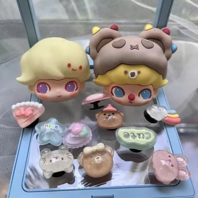 小红薯爆款泡泡玛特diy配饰立体鞋扣公仔洞洞鞋花可拆卸配件套装