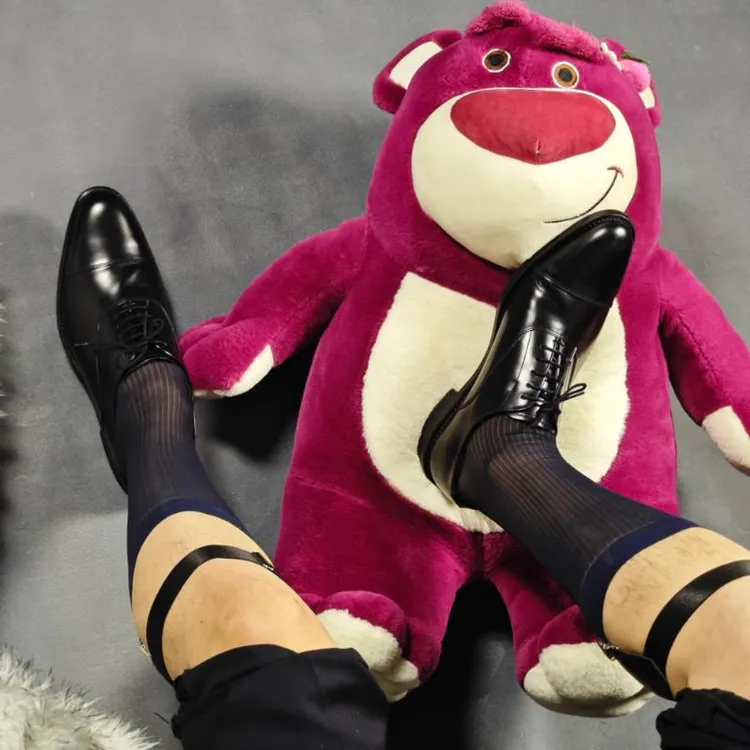 男士正装商务长筒丝袜日系超薄丝滑透气性感男士休闲轻奢小腿袜