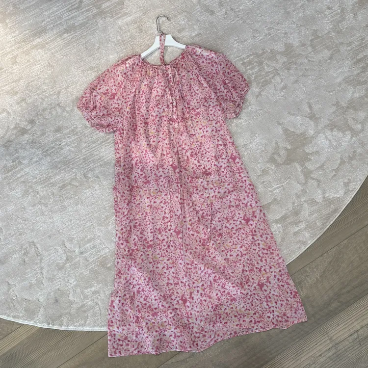 【大头韦韦】浪漫实穿主义【粉黛】花包短袖连衣裙785005