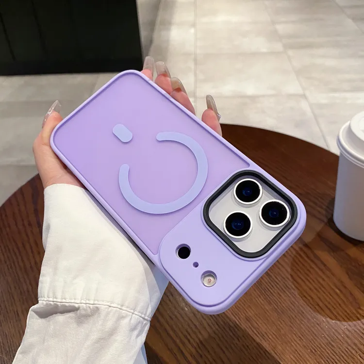 适用苹果17Promax手机壳防摔磨砂半透肤感iPhone17Air磨砂磁吸套 