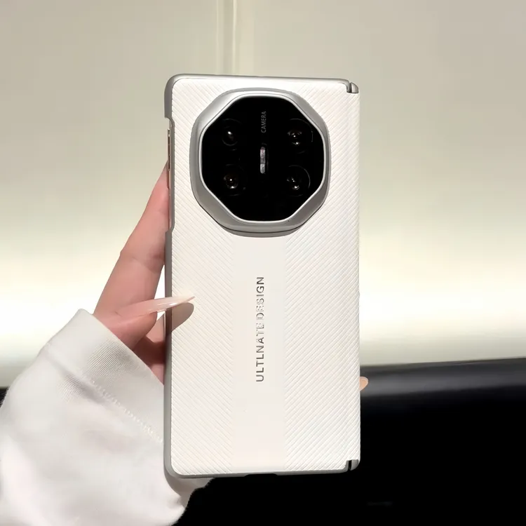 素皮压纹适用华为matex6典藏版折叠屏手机壳MateX5x3中轴全包防摔