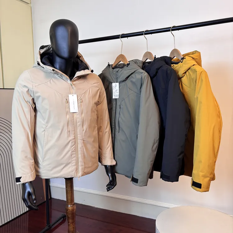 户外机能 加厚保暖男士冬季防风防泼水抗寒锁温连帽休闲棉衣棉服