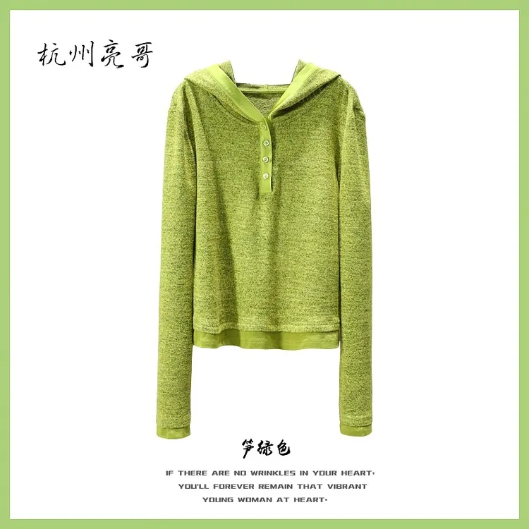 【亮哥欧货女装】冬季磨毛加厚《锦纹》高弹显瘦打底上衣10122-A1