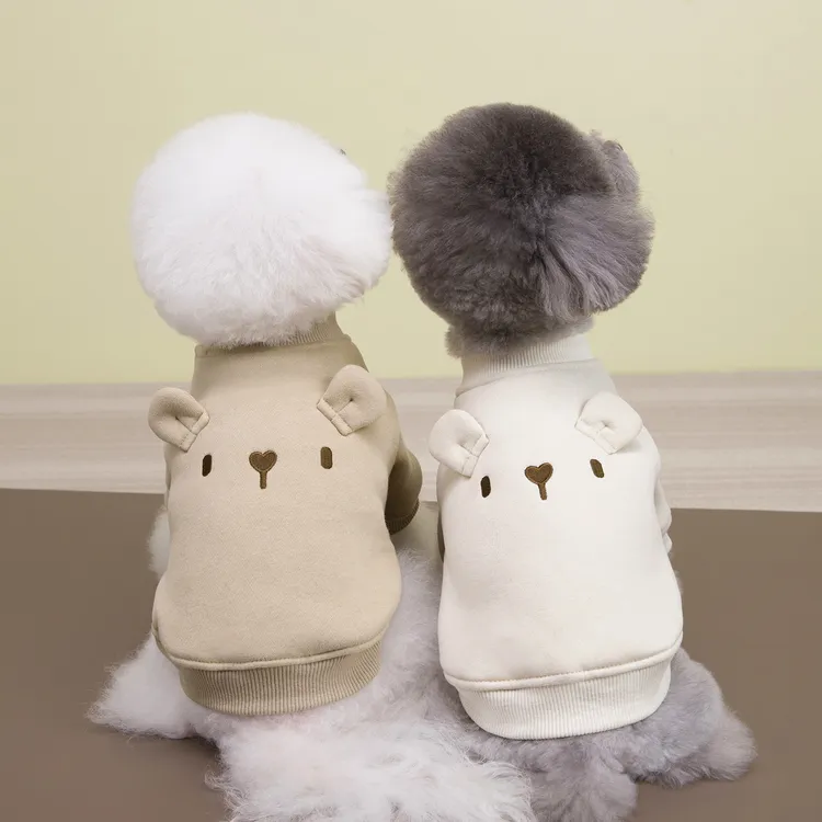 外贸尾单清仓质量超好可爱耳朵小熊卫衣