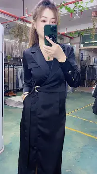 一姐【25065黑色连衣裙】千金财阀ins洋气衣服女后妈裙