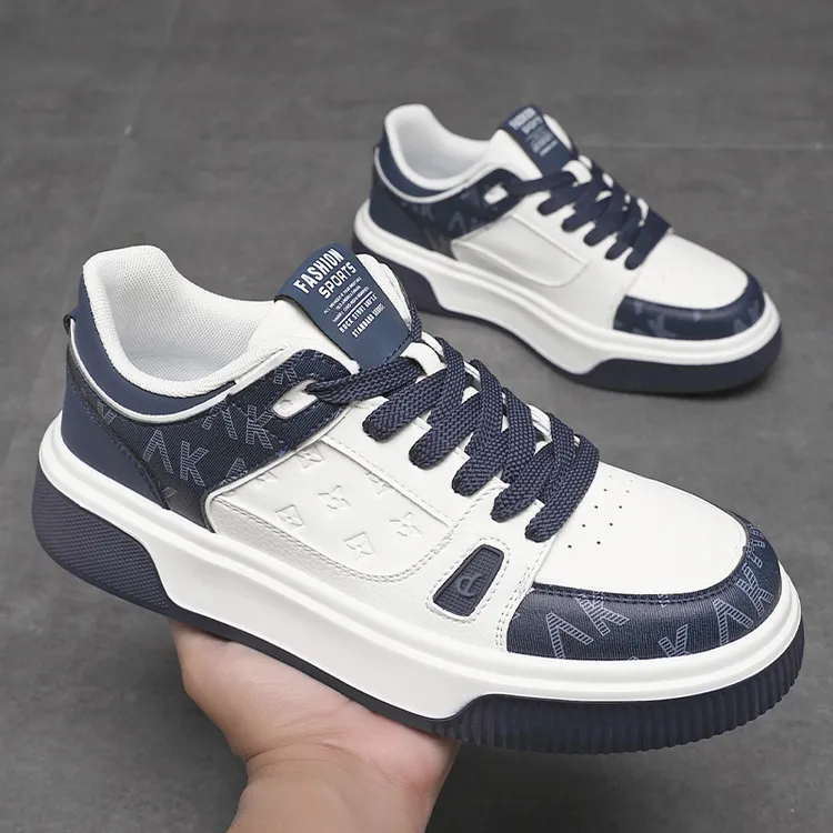 冬季保暖大码男鞋小众美式板鞋46加绒加大脚宽休闲47学生跑步鞋48