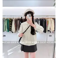 ｛时光寄语｝秋冬 木耳边娃娃领 刺绣边设计韩系衬衫