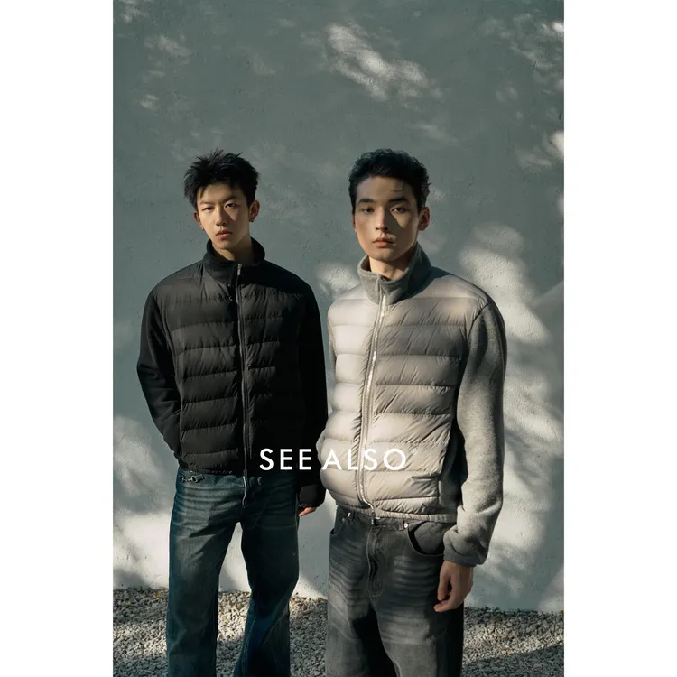 SEE ALSO『年度巨夯』90白鹅排骨羽绒服拼接针织美丽奴羊毛袖外套