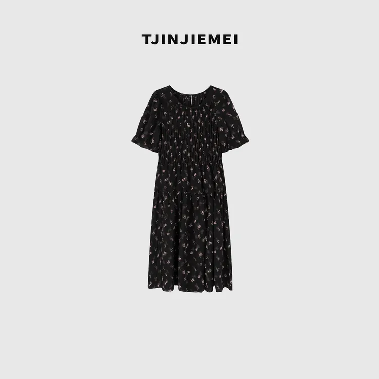 T井姐妹【轻飘飘】新款气质优雅显瘦连衣裙LYQ2504-252267