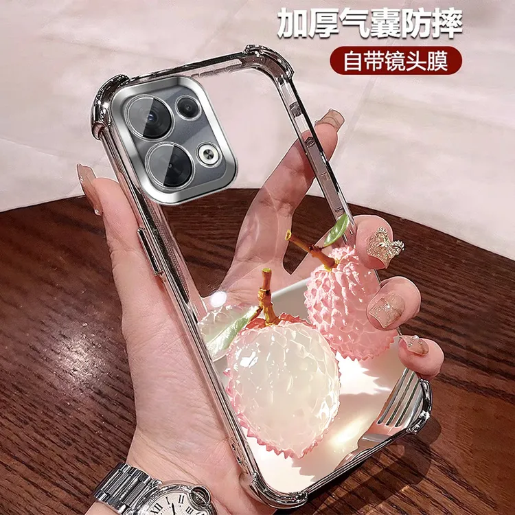 带镜头膜适用oppoa6手机壳四角防摔软壳A6透明全包个性气囊网红女
