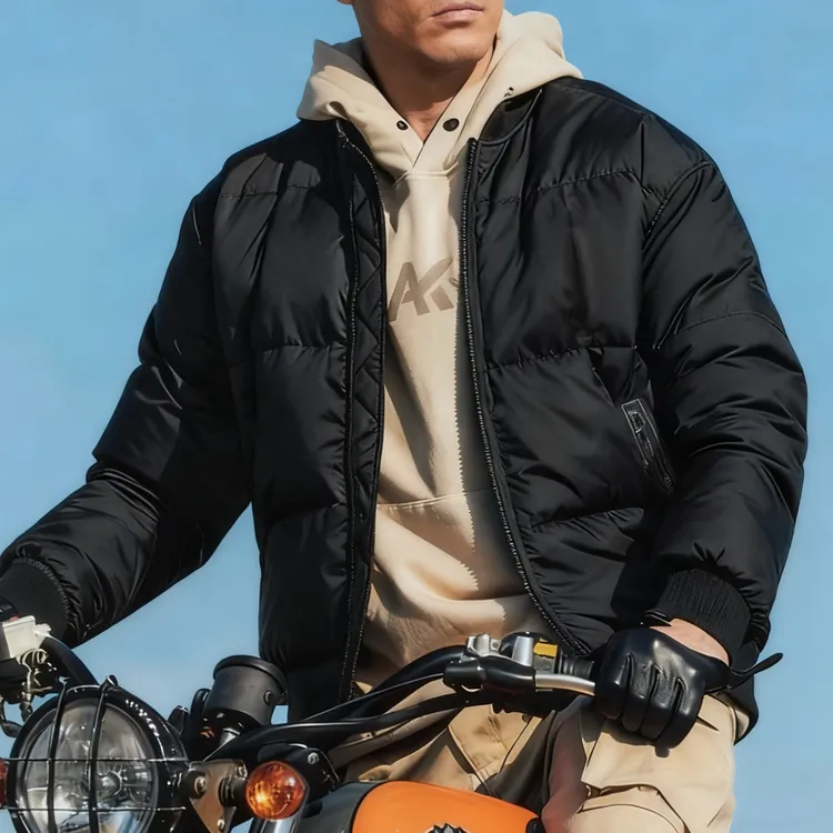 男士短款轻薄宽松休闲保暖石墨烯冬季新款羽绒服