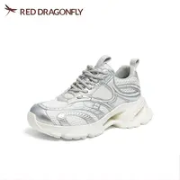 【轻翼系列】红蜻蜓老爹鞋2025秋新款小个子厚底增高女款运动休闲鞋