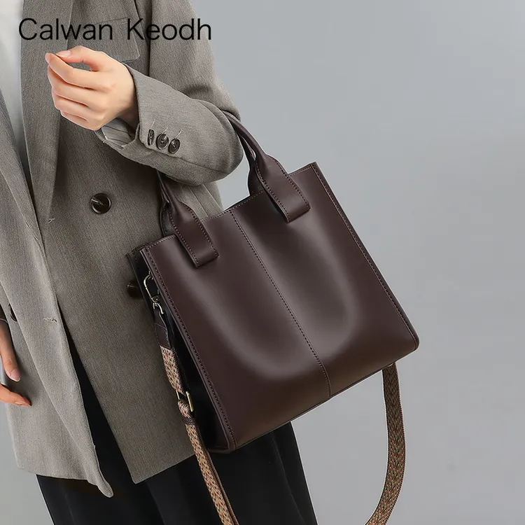 Calwan Keodh真皮包包女轻奢百搭斜挎手提包生日礼物送女友送老婆