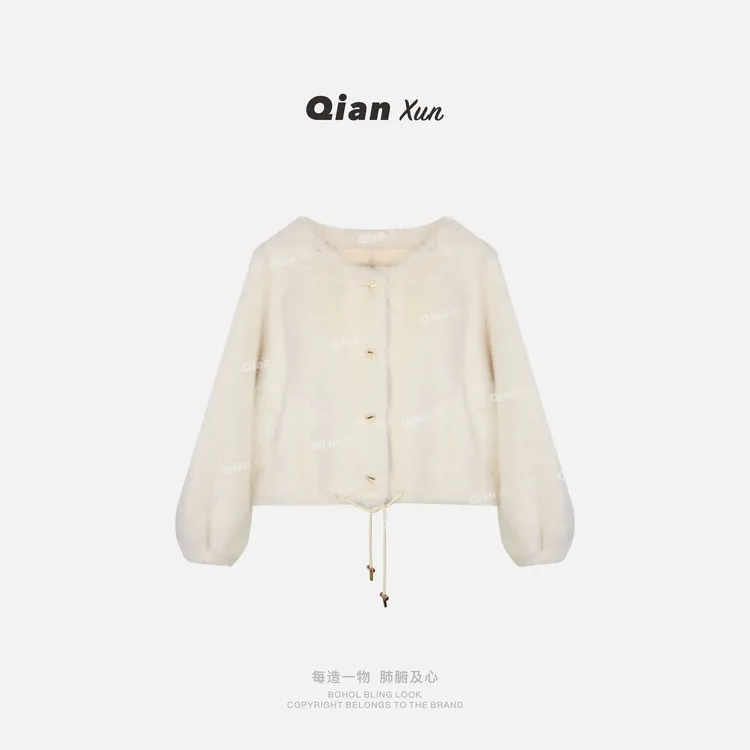 【千寻严选】秋冬时尚气质百搭休闲洋气小众设计感外套QXQ5WT7339A