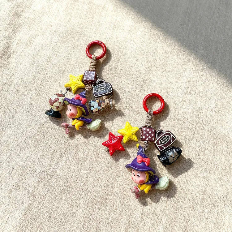 DIY钥匙扣包挂潮玩礼物包挂水杯练链萌粒改娃
