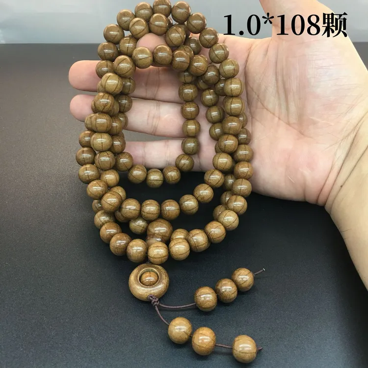 天然六道木108颗多圈时来运转佛珠男女念珠手串文玩木质珠串盘玩