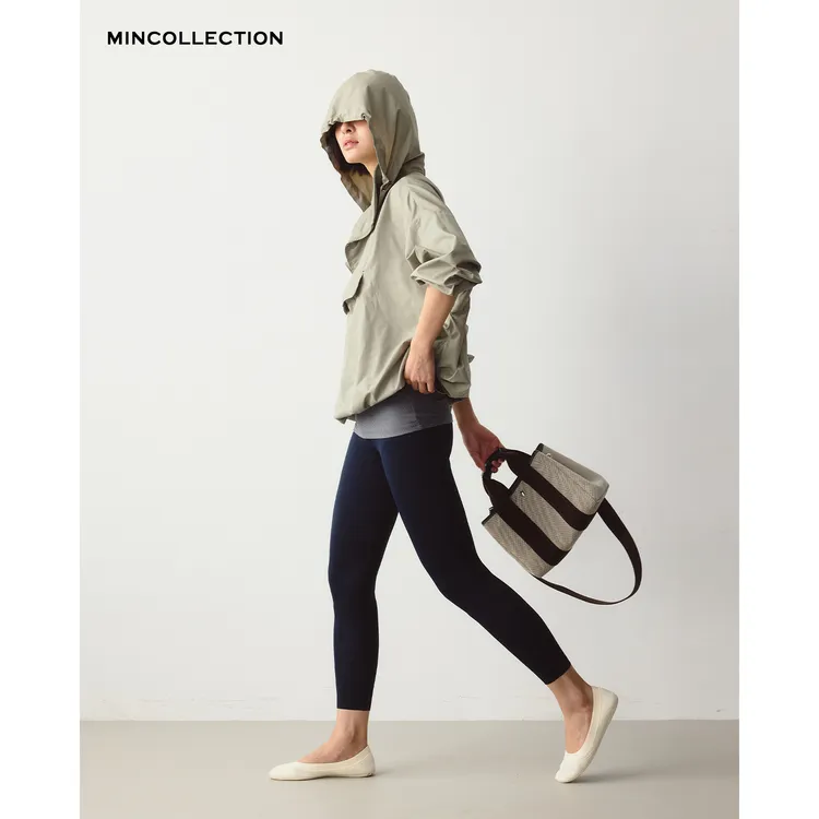 DE Mincollection肌理打底裤/立体剪裁高腰显瘦薄款打底裤25531