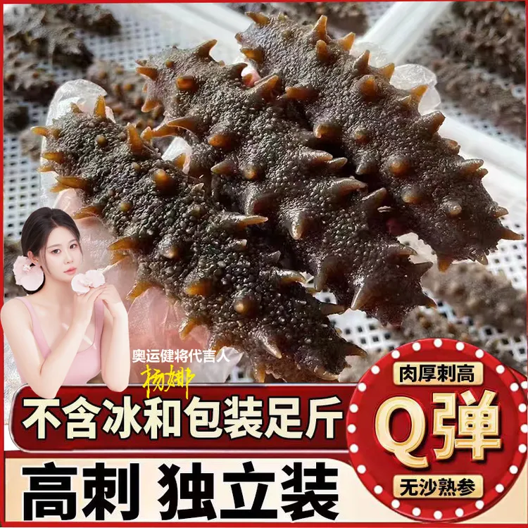 聚参祥鲜食大连即食海参深发辽参营养不流失独立包装500g/5-10只