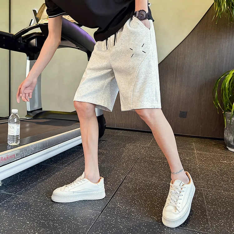 短裤男士夏季薄款潮牌运动休闲宽松五分卫裤沙滩大裤衩中裤子外穿