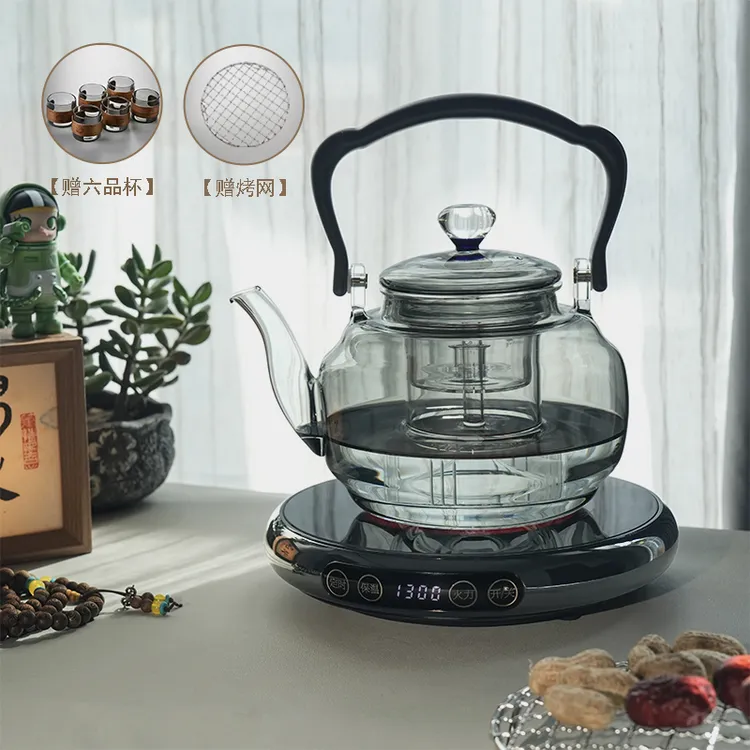 横硕秋季新款高端合金电陶炉超薄1300W大功率煮茶器定时保温陶炉