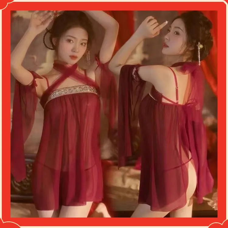 【糖心】新款小家碧玉内衣古风抹胸宫廷汉服纯欲风古典肚兜诱惑睡衣