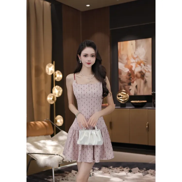 薇宝儿佳佳-【柏林花事】夏季新款温柔文艺气质百搭连衣裙显瘦裙子