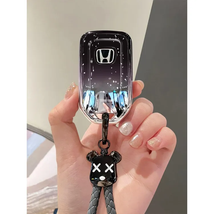 适用本田钥匙套十代思域雅阁冠道xrv车crv缤智皓影凌派飞度浩影扣