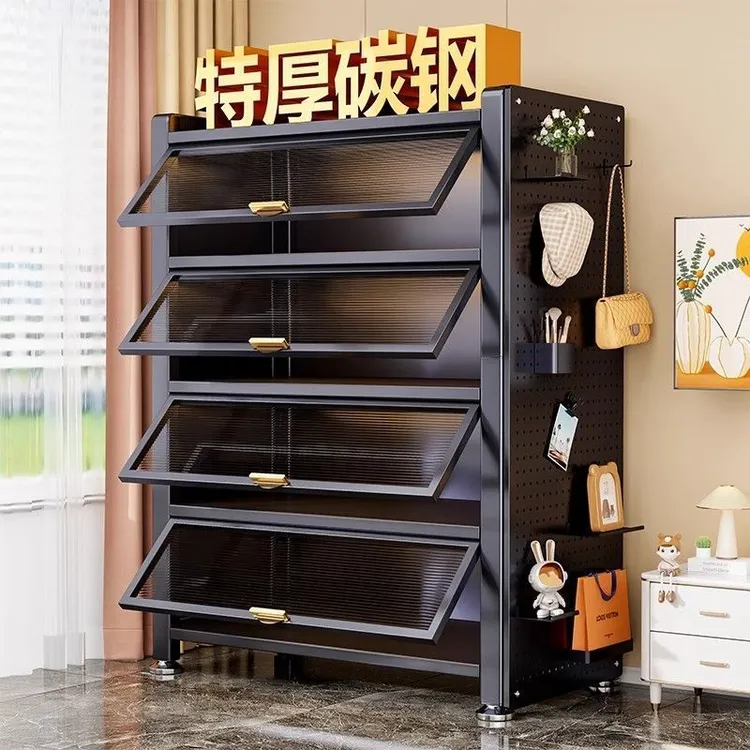 微波炉置物架厨房家用小户型收纳神器锅具防尘餐边柜多层储物柜