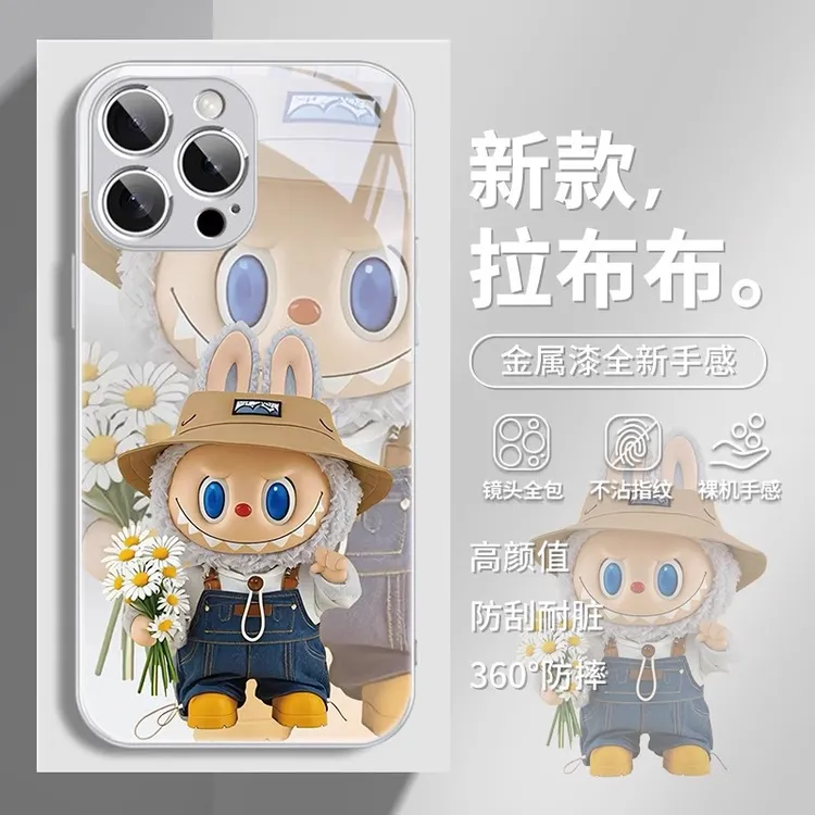 雏菊labubu拉布布适用苹果17手机壳iphone16可爱公仔14周边15潮牌