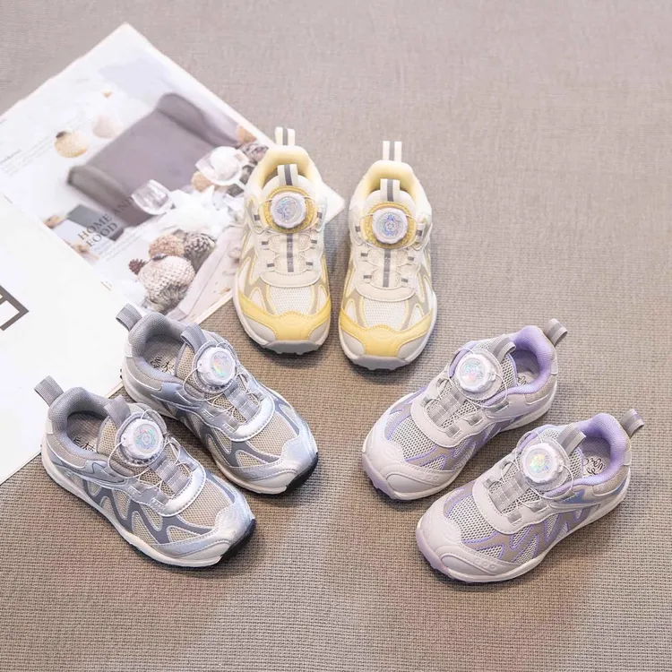 阿童木女童运动鞋2025新款秋季儿童鞋子小女孩网面透气秋款网鞋