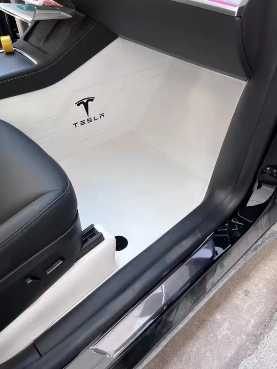 特斯拉360航空软包脚垫全覆盖脚垫全包围全包脚垫地垫全包围脚垫