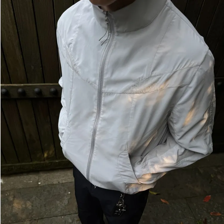 CATSSTAC 毒液激光网眼防晒服夏季透气轻薄防晒衣白色显瘦