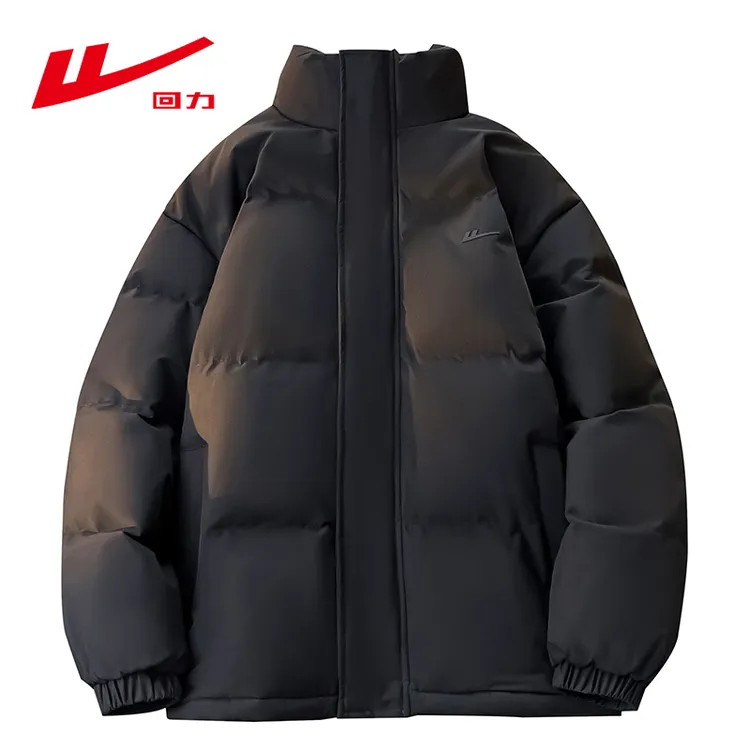 Warrior/回力棉衣情侣百搭韩版大码男款加厚保暖宽松冬季男女棉服