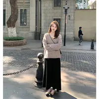FUGUI RICH小个子吊带连衣裙中长款早春新款内搭裙子 26244L9104