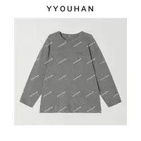 YYOUHAN 2025秋款【穿搭主力】卷边设计长袖时尚针织T恤 2509C5904
