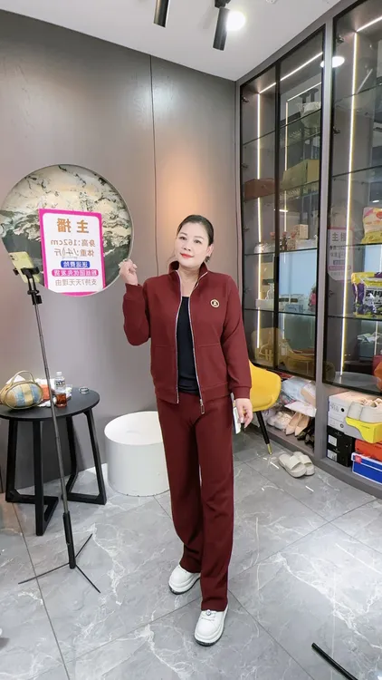 0666冬季加绒拉链款休闲套装1133