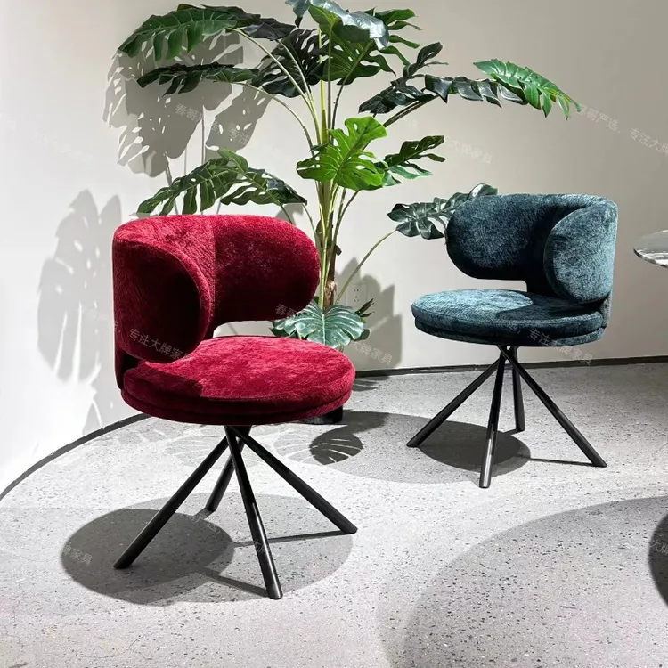 【花瓣椅】梳妆台椅子花瓣布艺家用卧室化妆现代简约可沙发椅单人