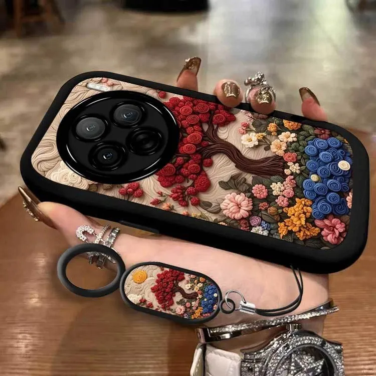 山川玫瑰适用vivox100Ultra泡芙手机壳x100Pro防摔全包100s软硅胶