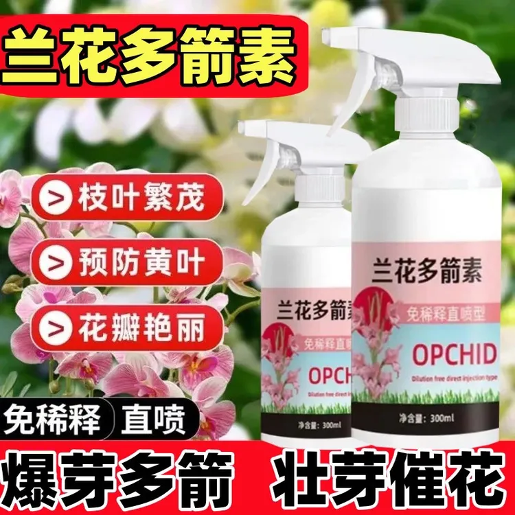 兰花多箭素蝴蝶兰多箭王君子兰专用营养液催花延花期治黄叶液体肥