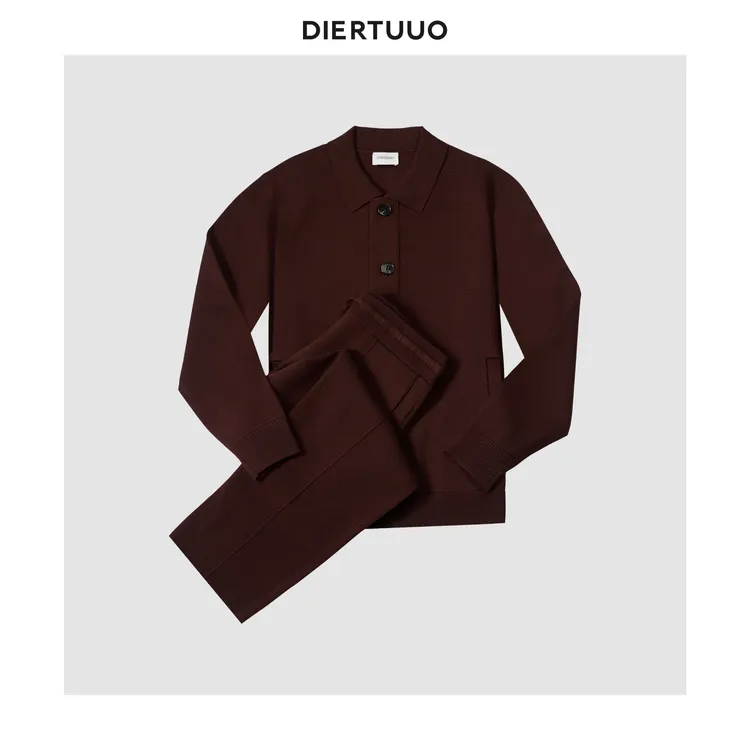 DIERTUUO迪途-038男士国王的礼物定制纱线超细羊毛精纺翻领套装