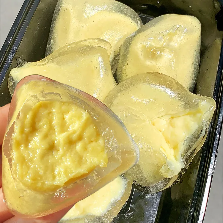 正宗榴莲冰粽端午水晶粽子爆浆夹心糯叽叽冰皮糕点即食独立包装