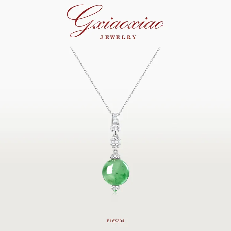 G XIAOXIAO 925银 气质复古中式高级百搭圆珠项链 F16X304