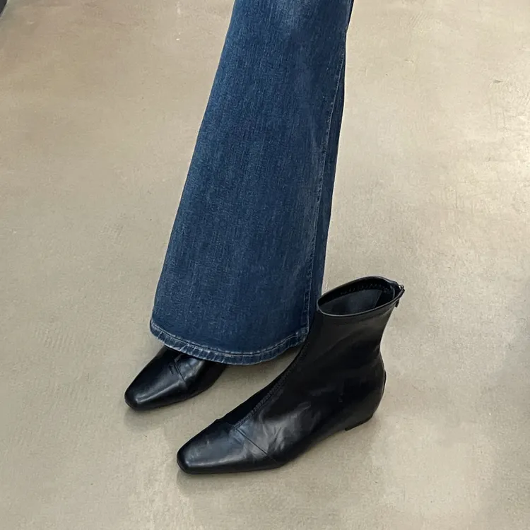 内增高3cm爆走无压力小短靴百搭内增高2025秋冬新款韩系瘦瘦靴子