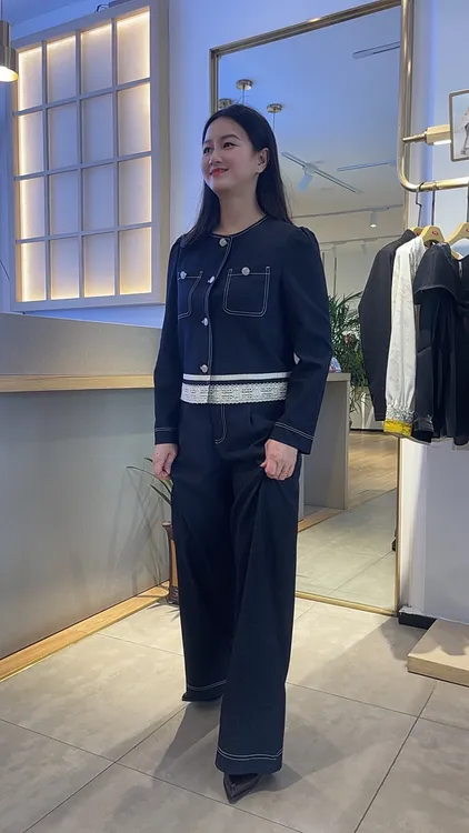 时尚减龄休闲女套装