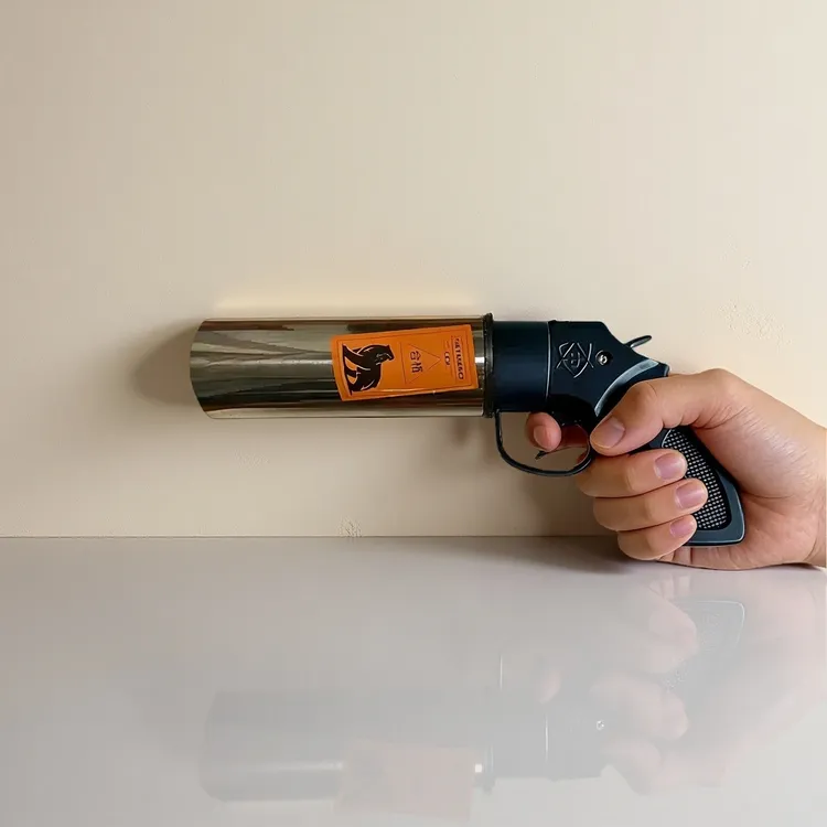 升级款全金属高颜值合法车载野外户外必备应急防护干粉灭火喷枪