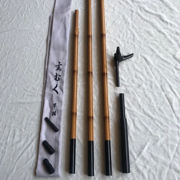 馨渔玄武人支架竿细身高碳超硬仿竹并继万力支架竿插式抄网竿网头