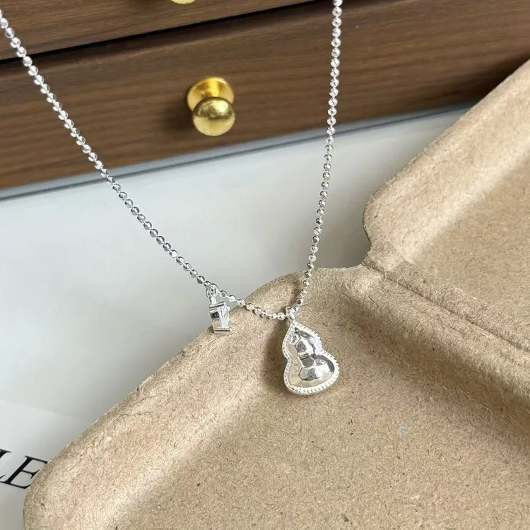 链子925银 【立体小葫芦】小众轻奢纯银项链甜美简约气质日韩系时尚