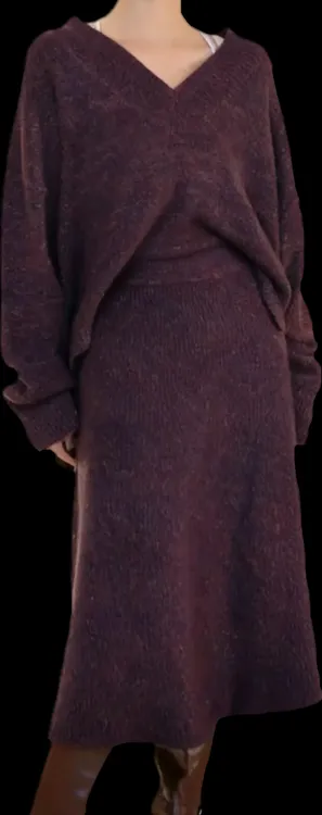 【N T Liu定制款】 任性套裙（紫色套装）T6670