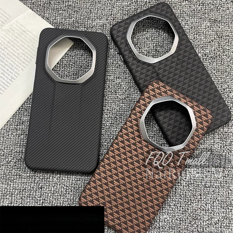 高品质碳纤维纹理复古潮牌适用华为mate70RS手机壳70pro时尚60pro